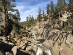 Yosemite Creek, right before it falls over the rim
